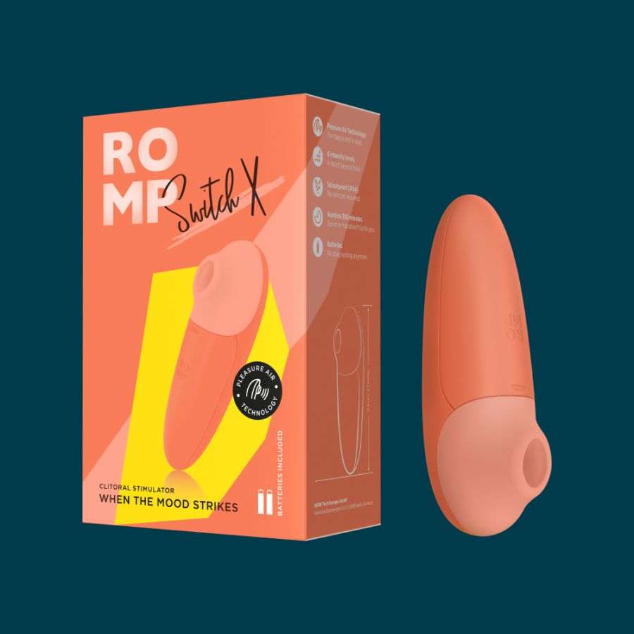 Romp - Switch X 陰蒂吸啜器 - 橙色