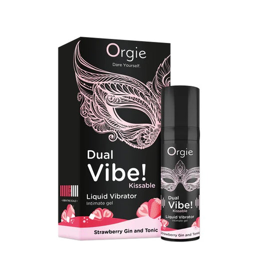Orgie - Dual Vibe! 可食用震動凝膠 士多啤梨琴通寧 - 15ml