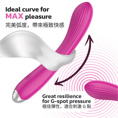 KIKO - G-Force Powerful G-Spot Vibrator - Rose Red