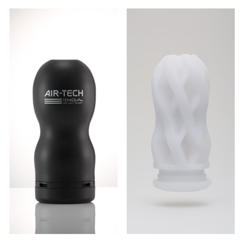 Tenga - Air-Tech 重複使用型真空杯 刺激型 - 黑色