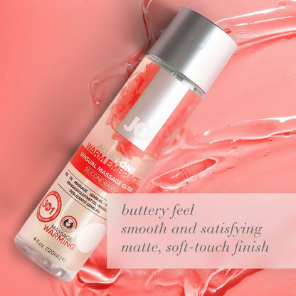 JO - 擁抱溫暖 多合一性感按摩潤滑劑 - 120ml