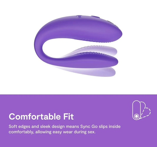 We-Vibe - Sync Go 情侶共用震動器 - 淺紫色
