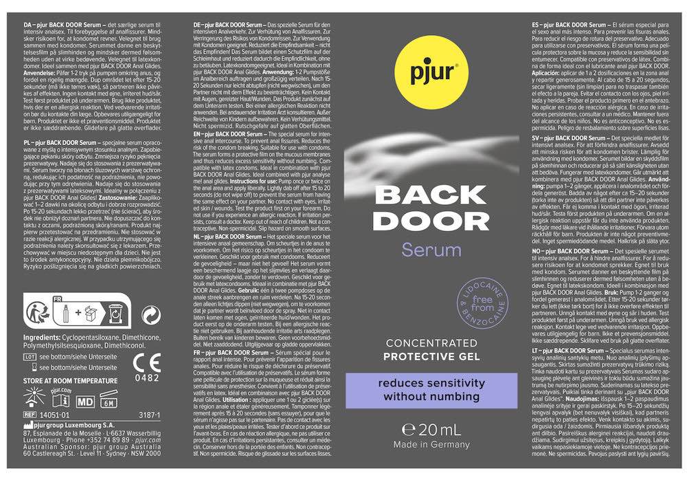 Pjur - Back Door 後庭舒緩&放鬆精華 - 20ml