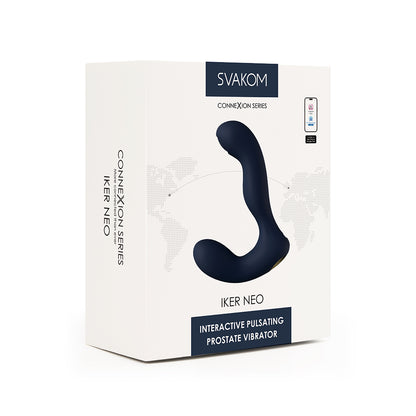 SVAKOM - Iker Neo 前列腺&會陰震動式智能後庭按摩器 - 深藍色