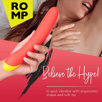 Romp - Hype G點紋路刺激按摩棒 - 橙色