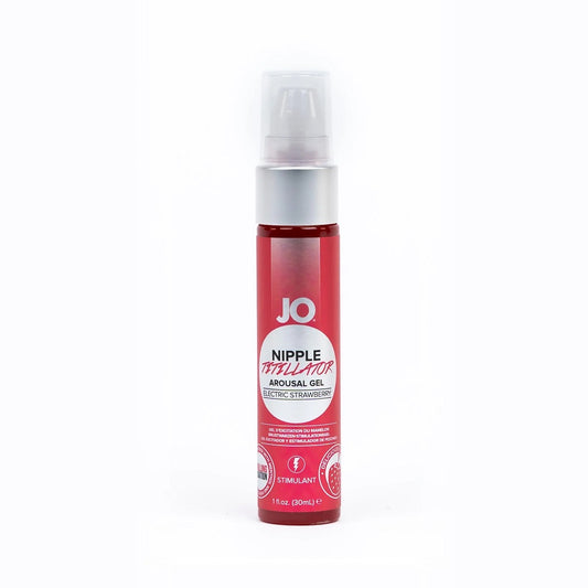 JO - 電感草莓味乳頭刺激凝膠 - 30ml