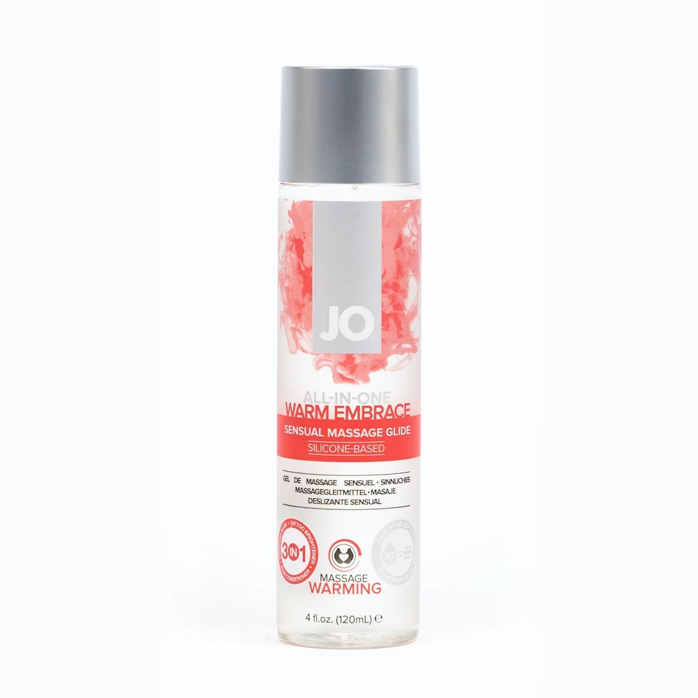 JO - 擁抱溫暖 多合一性感按摩潤滑劑 - 120ml