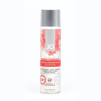 JO - 擁抱溫暖 多合一性感按摩潤滑劑 - 120ml