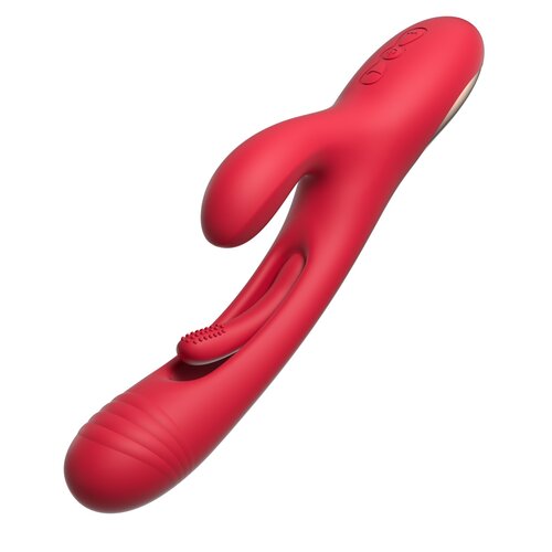 Honey Play Box - Bora G點觸手挑逗 兔仔震動器 - 紅色