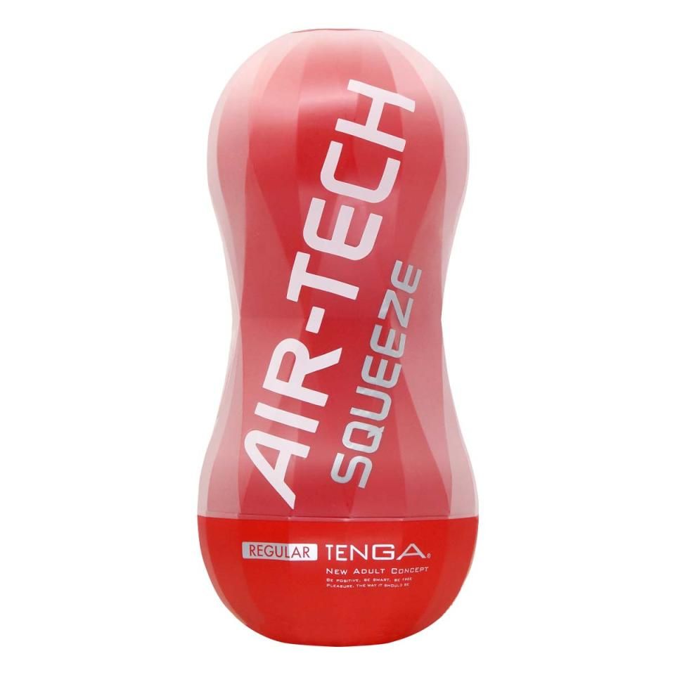 Tenga - Air-Tech Squeeze 重複使用型真空杯 標准型 - 紅色