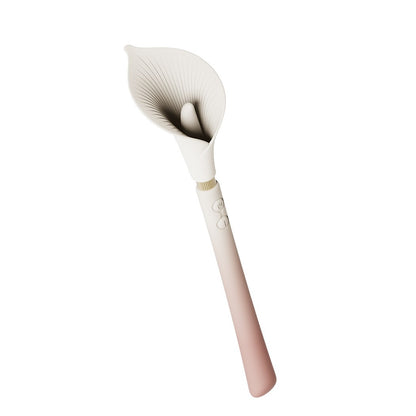 Zalo - Calla 雙端柔軟花瓣震動器 - 櫻花粉紅色
