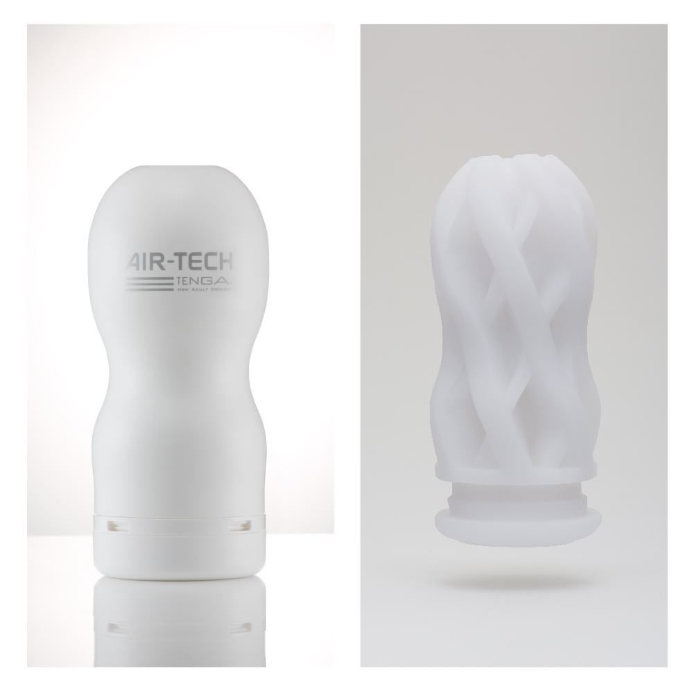 Tenga - Air-Tech 重複使用型真空杯 柔軟型 - 白色